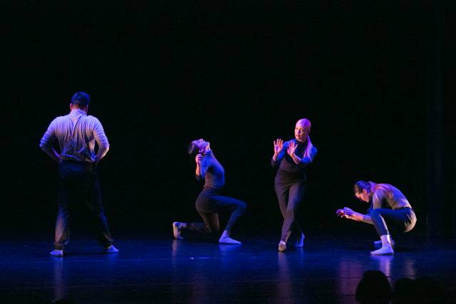 five dancers in various poses