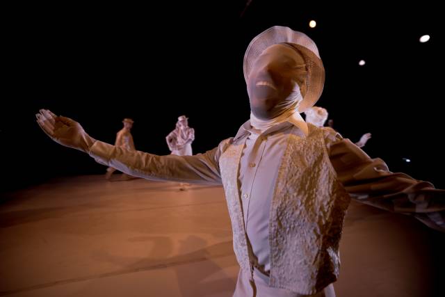 dancing in snow