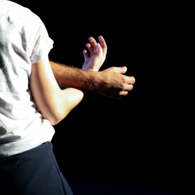 two arms intertwined